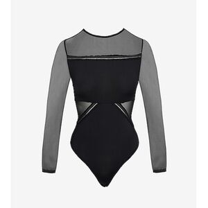 Mesh cutout bodysuit
